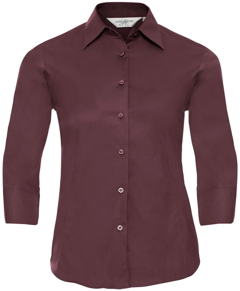 Russell Collection R946F - Easy Care Fitted 3/4 Sleeve Shirt Ladies