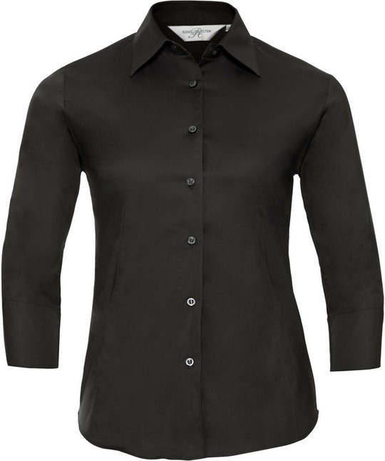 Russell Collection R946F - Easy Care Fitted 3/4 Sleeve Shirt Ladies