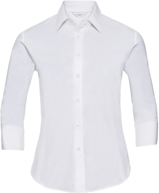 Russell Collection R946F - Easy Care Fitted 3/4 Sleeve Shirt Ladies