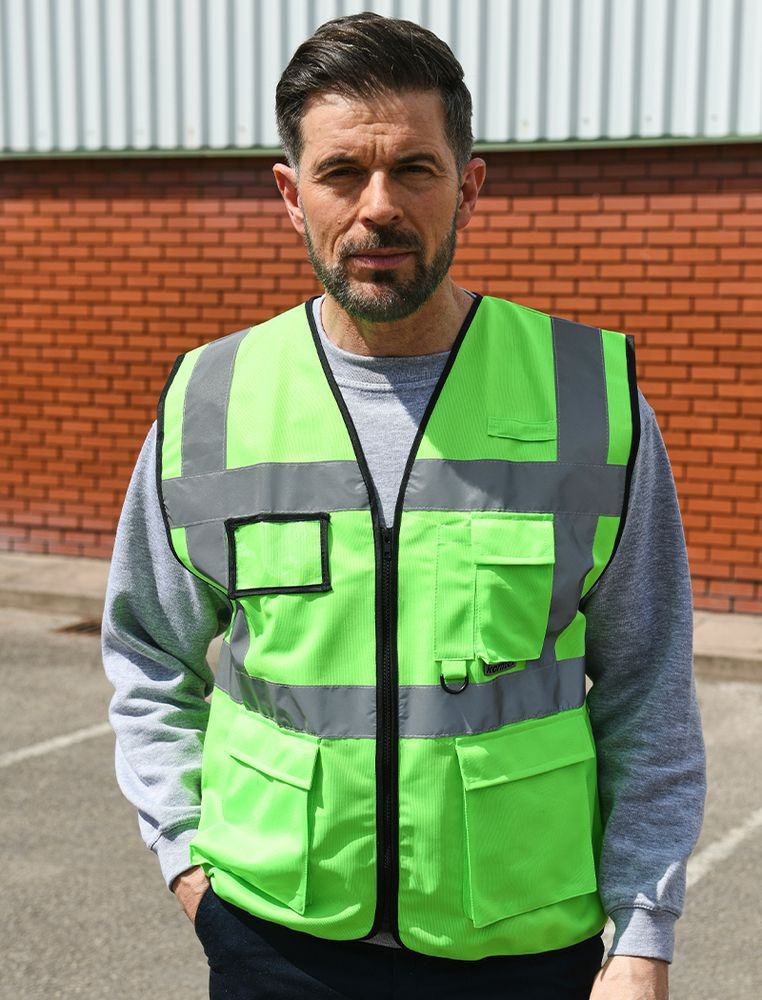 Korntex KXEXEC - High Visibility Executive Multifunction Safety Vest