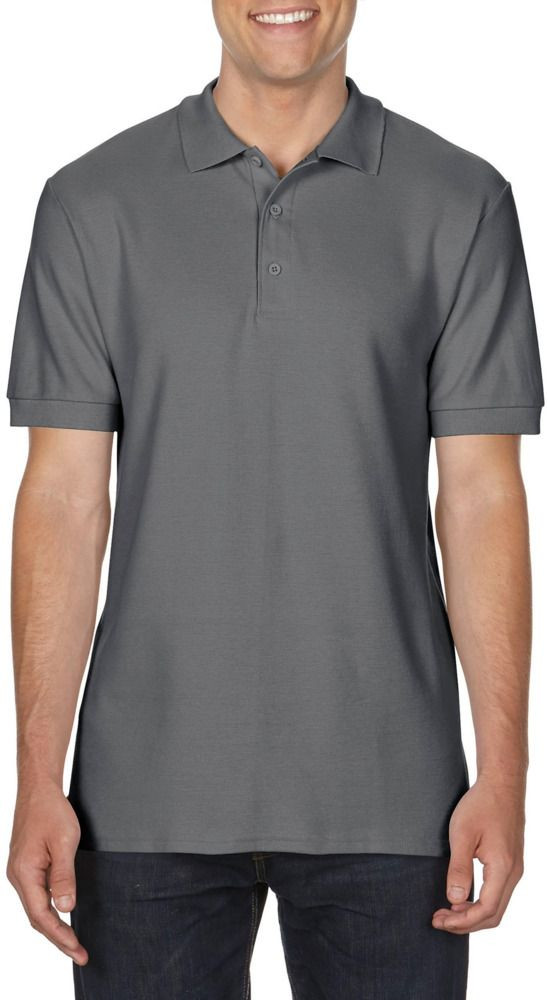 Gildan G85800 - Premium Cotton Double Knit Polo Mens