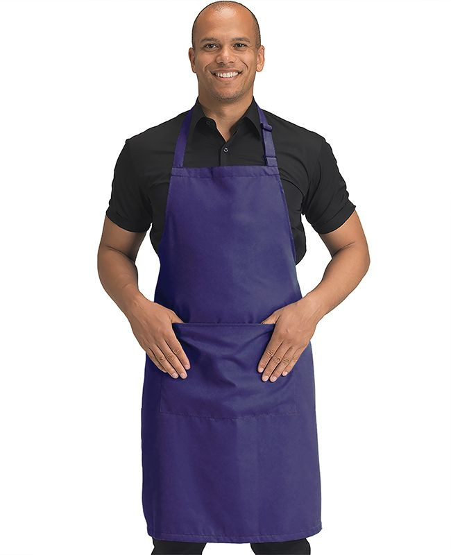 Dennys DDP210 - Full LengthRecycled Bib Apron With Pocket