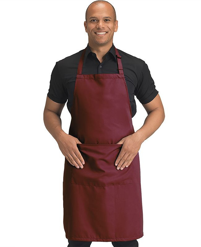 Dennys DDP210 - Full LengthRecycled Bib Apron With Pocket
