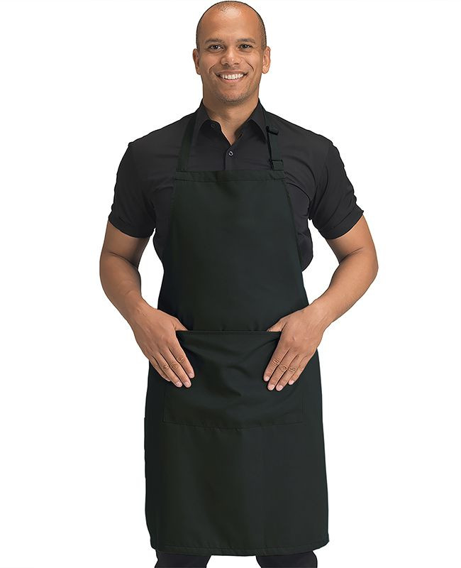 Dennys DDP210 - Full LengthRecycled Bib Apron With Pocket