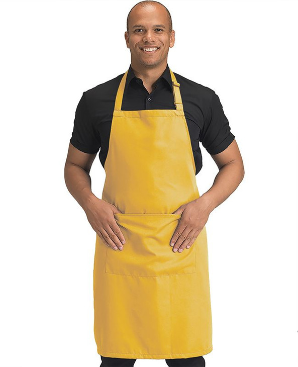 Dennys DDP210 - Full LengthRecycled Bib Apron With Pocket