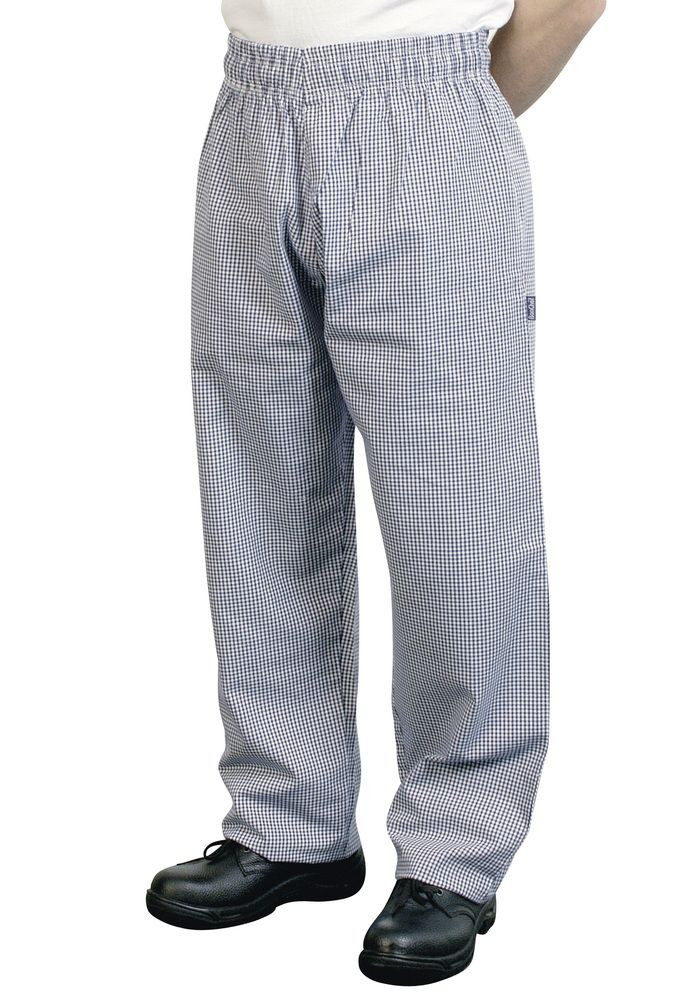 BonChef B704 - Check Baggy Chef Trouser