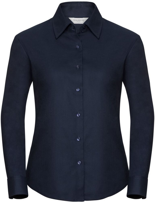 Russell Collection R932F - Ladies Oxford Long Sleeve Shirt 135gm