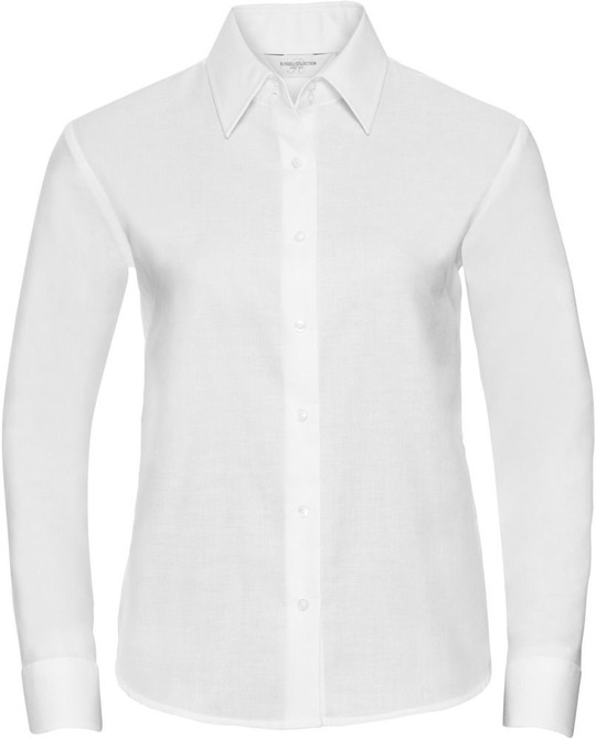 Russell Collection R932F - Ladies Oxford Long Sleeve Shirt 135gm