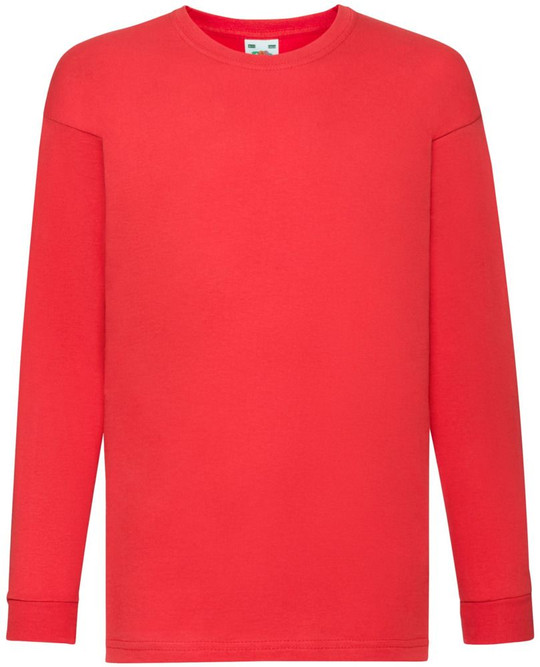 Fruit Of The Loom F61007 - Valueweight T-Shirt Long Sleeve Kids