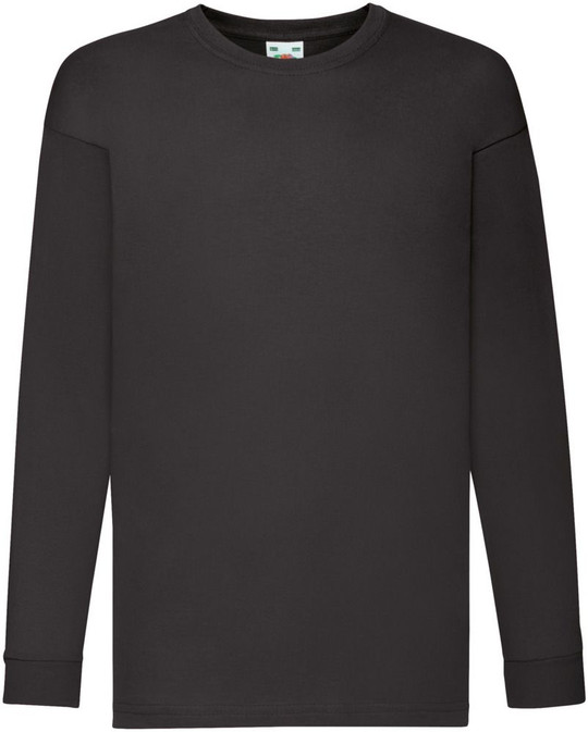 Fruit Of The Loom F61007 - Valueweight T-Shirt Long Sleeve Kids