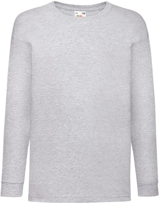 Fruit Of The Loom F61007 - Valueweight T-Shirt Long Sleeve Kids