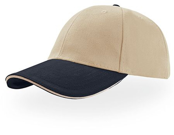 Atlantis ACLISA - Liberty Sandwich Heavy Brush Cotton 6 Panel Baseball Cap