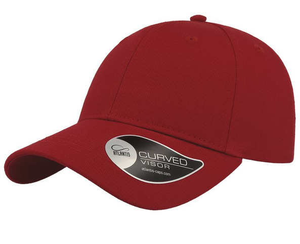 Atlantis ACHITC - Hit Twill Curved Visor 6 Panel Cap