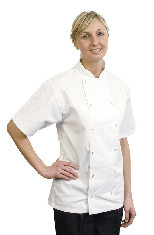 BonChef B102 - Danny Short Sleeve Chef Jacket Unisex
