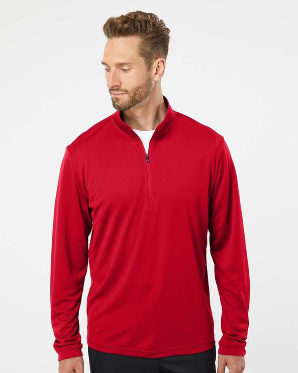 Adidas A401 - Pullover léger à glissière quart de tour
