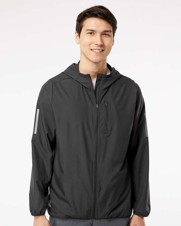 Adidas A524 - Hooded Full-Zip Windbreaker