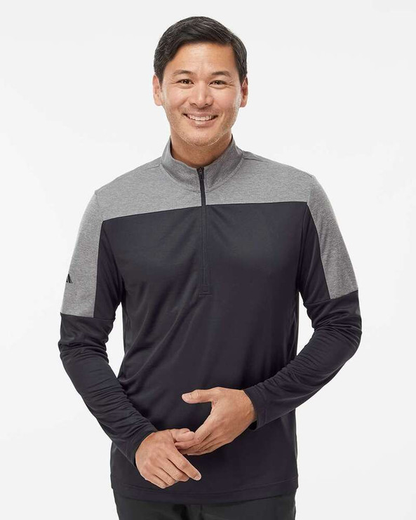 Adidas A552 - Pullover léger à glissière quart de tour