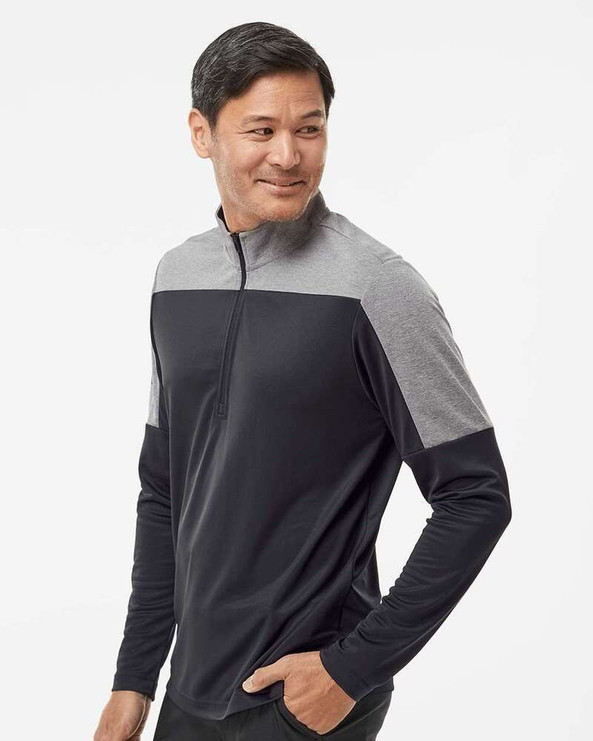 Adidas A552 - Pullover léger à glissière quart de tour