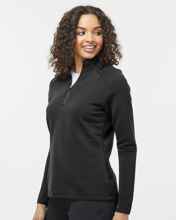 Adidas A589 - Pull Spacer Quarter-Zip pour femmes