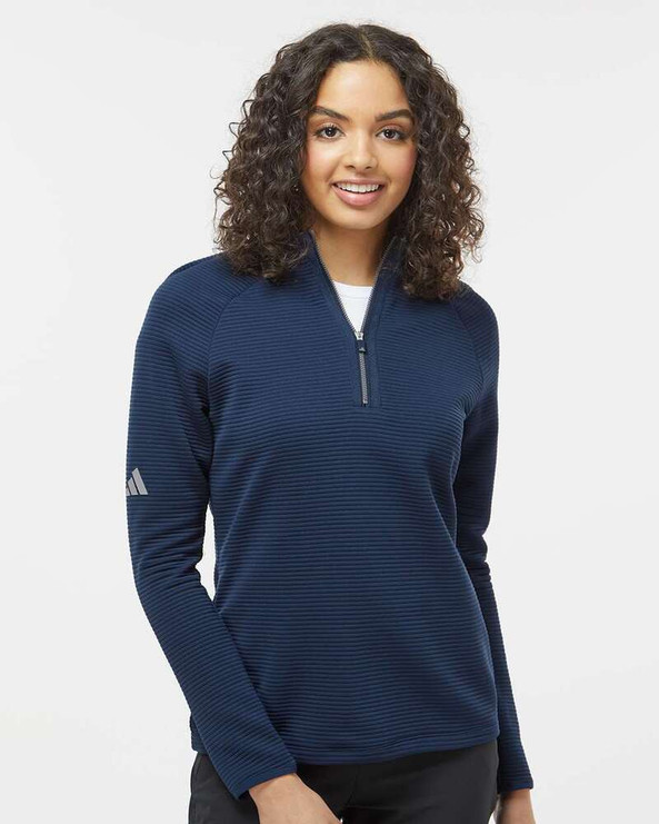 Adidas A589 - Pull Spacer Quarter-Zip pour femmes