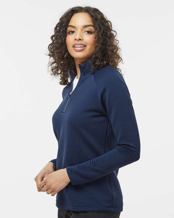 Adidas A589 - Pull Spacer Quarter-Zip pour femmes