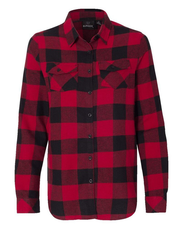 Burnside 5210 - LADIES' WOVEN PLAID FLANNEL