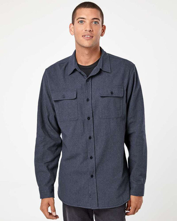 Burnside 8200 - Chemise en flanelle à manches longues