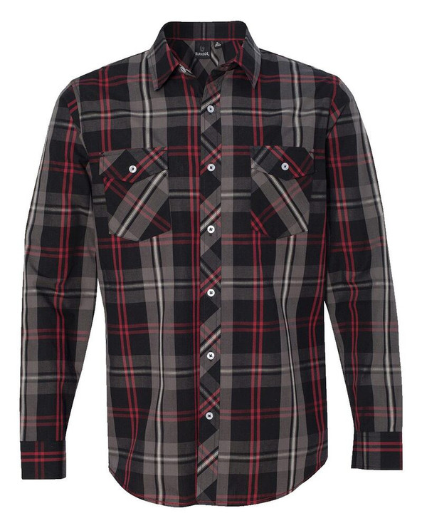 Burnside 8202 - LONG SLEEVE PLAID PATTERN WOVEN