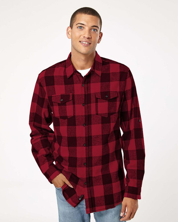 Burnside 8210 - MEN'S WOVEN PLAID FLANNEL
