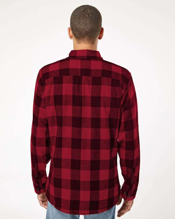 Burnside 8210 - MEN'S WOVEN PLAID FLANNEL
