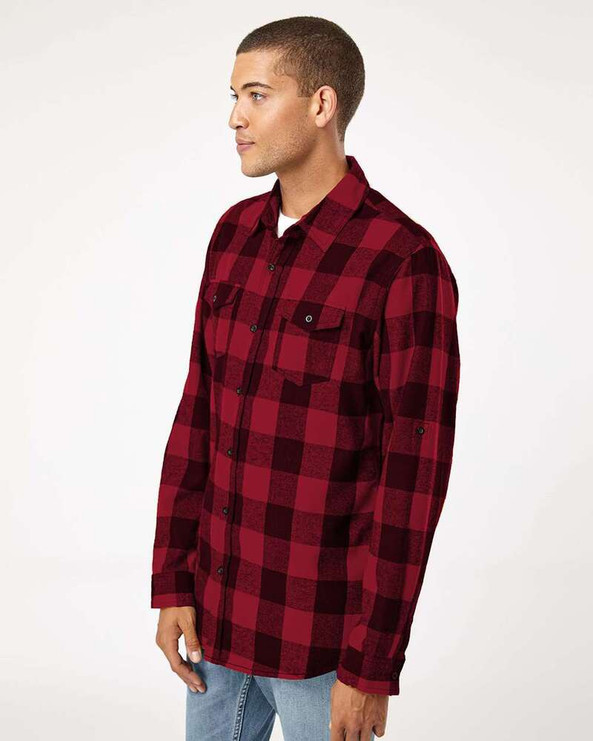 Burnside 8210 - MEN'S WOVEN PLAID FLANNEL