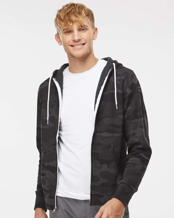 Independent Trading Co. AFX90UNZ - Unisex Full-Zip Hooded Sweatshirt