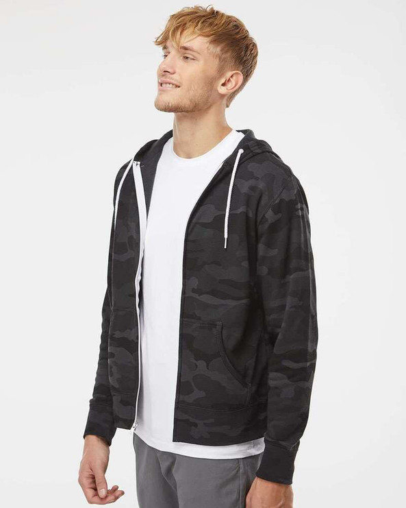 Independent Trading Co. AFX90UNZ - Unisex Full-Zip Hooded Sweatshirt