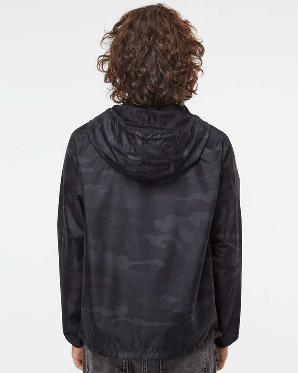 Independent Trading Co. EXP54LWP - Veste coupe-vent légère avec fermeture à glissière et quart de tour