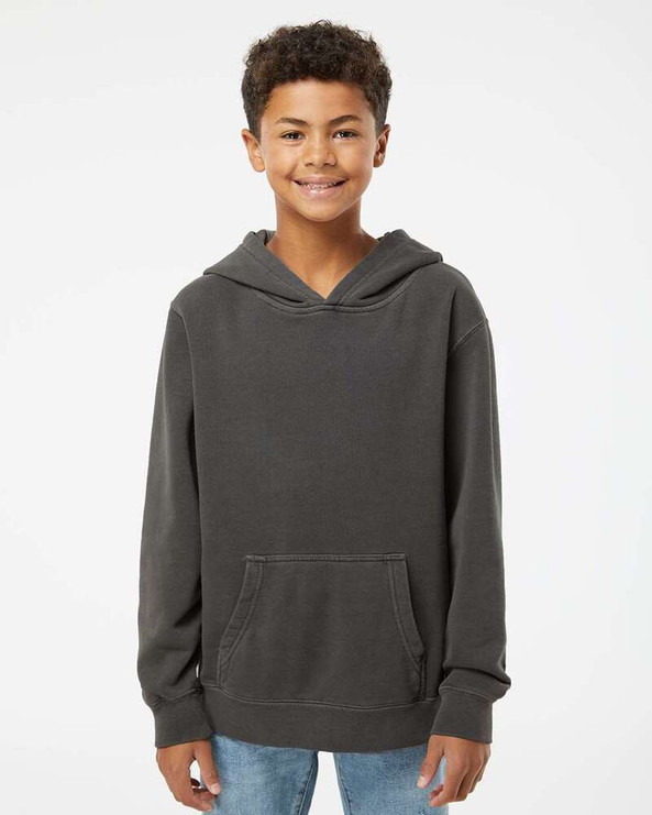 Independent Trading Co. PRM1500Y - Youth Midweight Pigment-Dyed Hooded Sweatshirt