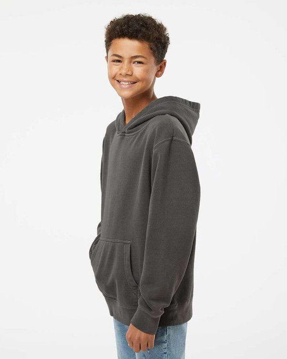 Independent Trading Co. PRM1500Y - Youth Midweight Pigment-Dyed Hooded Sweatshirt