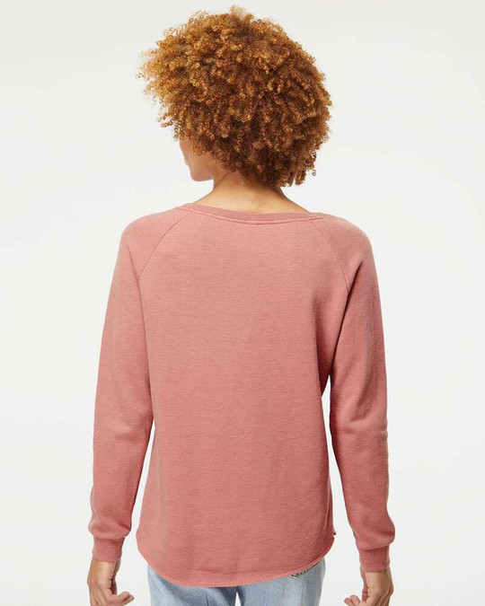 Independent Trading Co. PRM2000 - Women's California Wave Wash Crewneck Sweatshirt