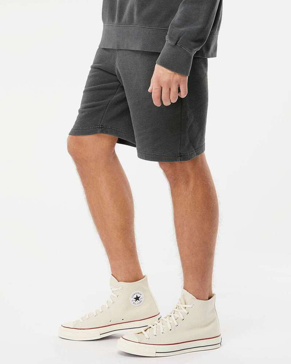 Independent Trading Co. PRM50STPD - Short en molleton teinté dans la masse