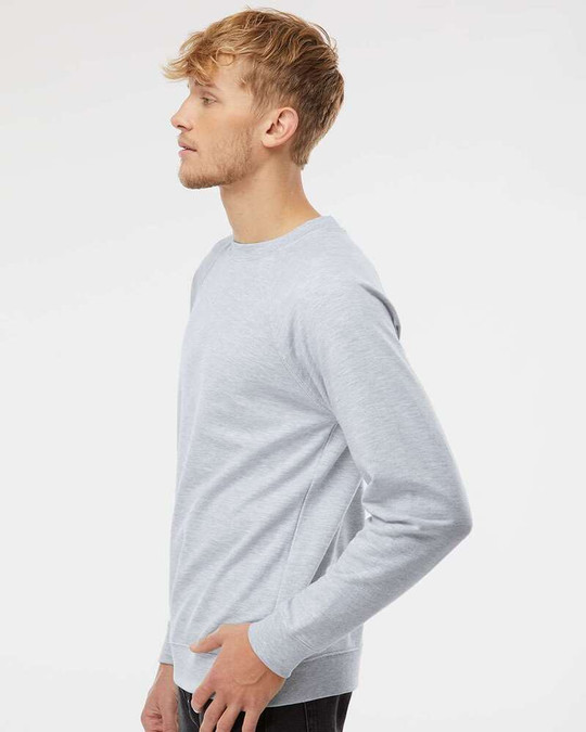 Independent Trading Co. SS1000C - Icône Sweatshirt Ras-du-cou Léger Loopback Terry