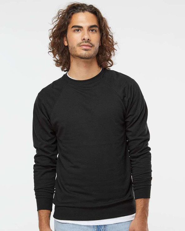 Independent Trading Co. SS1000C - Icon Lightweight Loopback Terry Crewneck Sweatshirt