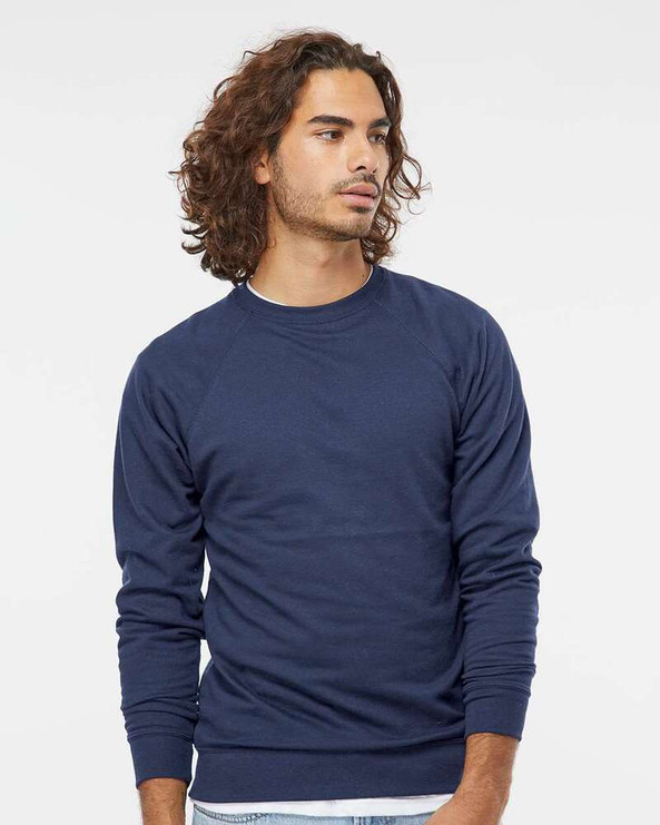 Independent Trading Co. SS1000C - Icon Lightweight Loopback Terry Crewneck Sweatshirt