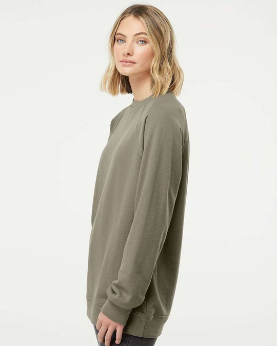 Independent Trading Co. SS1000C - Icon Lightweight Loopback Terry Crewneck Sweatshirt