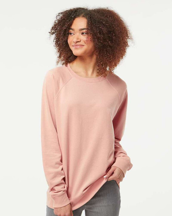 Independent Trading Co. SS1000C - Icon Lightweight Loopback Terry Crewneck Sweatshirt