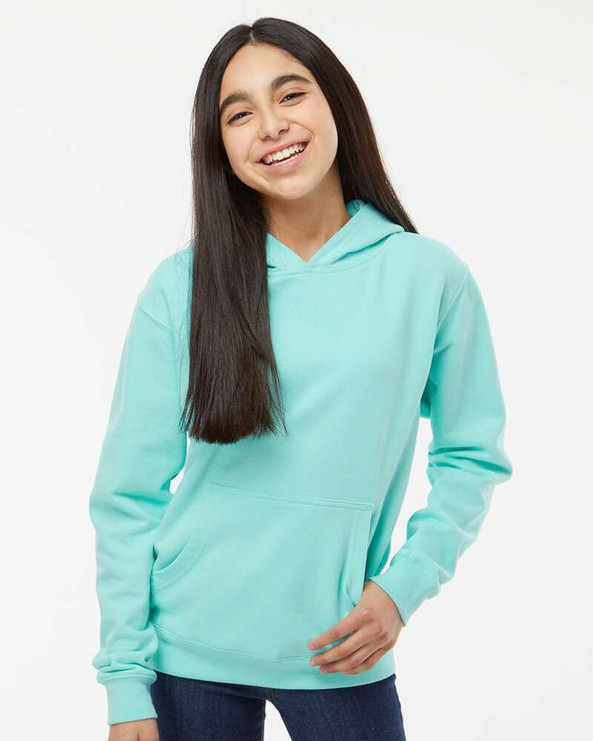 Independent Trading Co. SS4001Y - Youth Midweight Hooded Pullover Sweatshirt