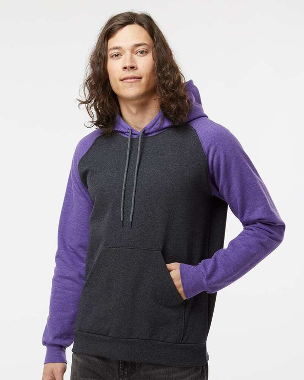 King Fashion KF4042 - Sweat à capuche raglan en polaire