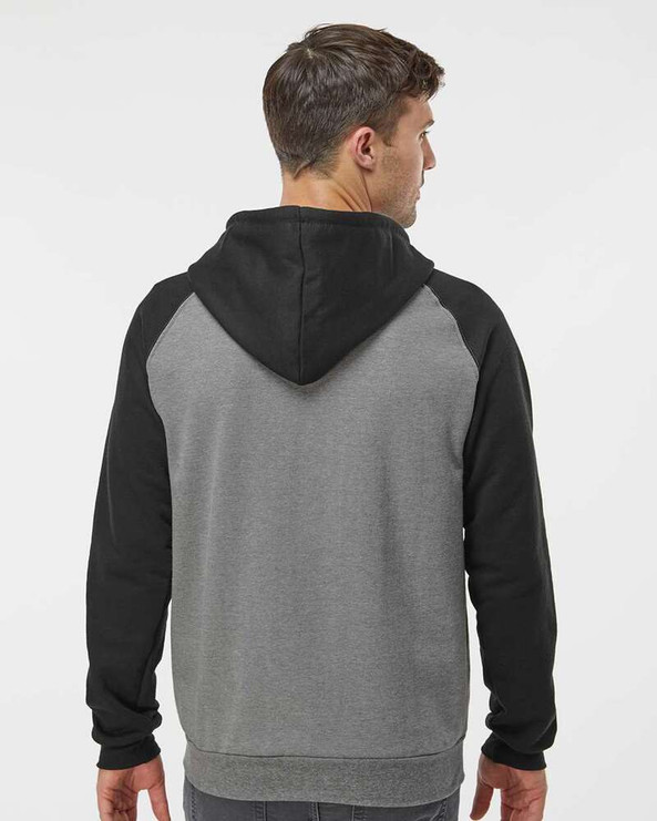 King Fashion KF4048 - Sweat à capuche en laine polaire Raglan