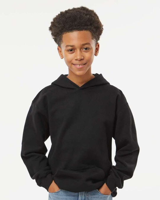 M&O 3322 - Sweat à capuche molletonné pour les jeunes