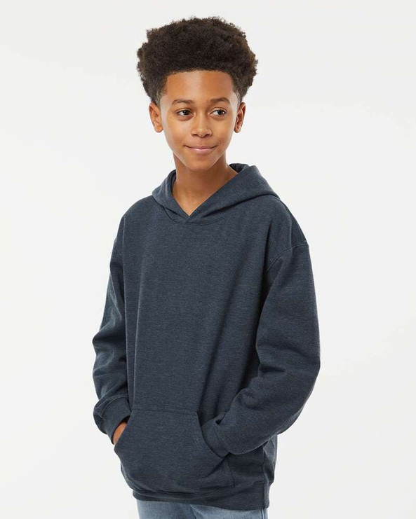 M&O 3322 - Sweat à capuche molletonné pour les jeunes