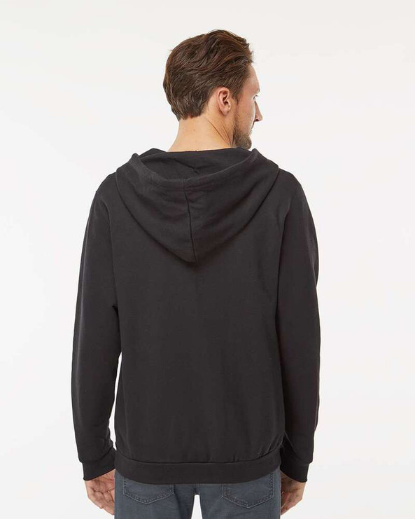 M&O 3331 - Sweat à capuche polaire unisexe avec fermeture à glissière
