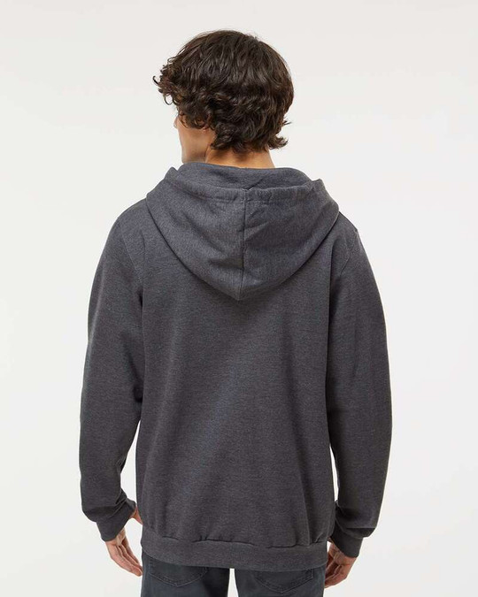 M&O 3331 - Sweat à capuche polaire unisexe avec fermeture à glissière